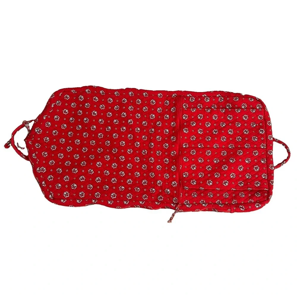 Vera Bradley Americana Red Garment Travel Bag Retired Vintage